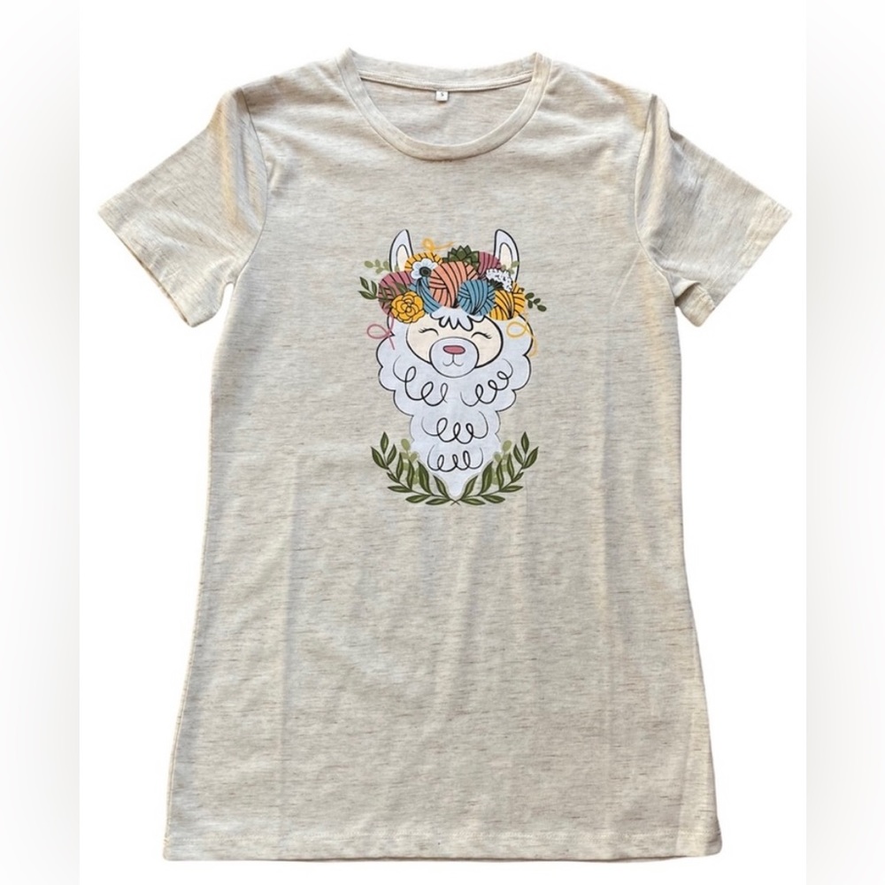 🦙🧶Llama Knitting Yarn Lover T-Shirt 🦙 🧶